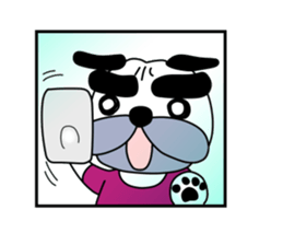 pug gu-san (They do not have characters) sticker #2493447