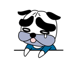 pug gu-san (They do not have characters) sticker #2493448