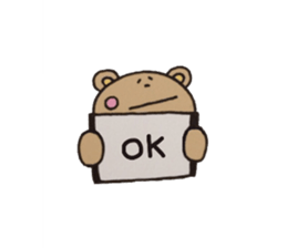 Daily life of lovely bear sticker #2493709