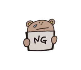 Daily life of lovely bear sticker #2493710