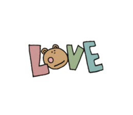 Daily life of lovely bear sticker #2493739