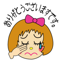 "Desu-chan" of loose honorific sticker #2493745