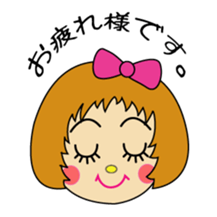 "Desu-chan" of loose honorific sticker #2493768