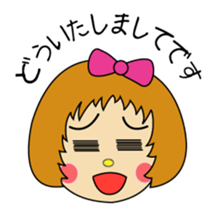 "Desu-chan" of loose honorific sticker #2493770
