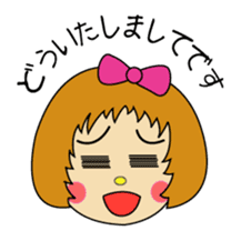 "Desu-chan" of loose honorific sticker #2493770