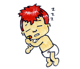 BABY-ZO a naughty boy and merry friends. sticker #2494703