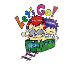 BABY-ZO a naughty boy and merry friends. sticker #2494718