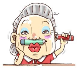 Taiwan grandmother 04 sticker #2495907