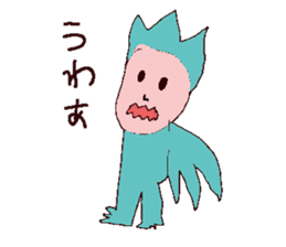 animal sticker drawn by Saito san. sticker #2496139