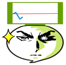 He is Good-looking turnip. sticker #2496813