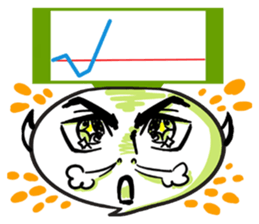 He is Good-looking turnip. sticker #2496814