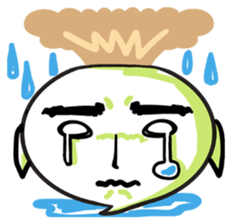 He is Good-looking turnip. sticker #2496818