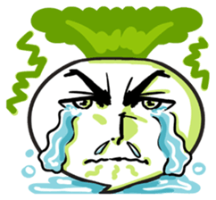 He is Good-looking turnip. sticker #2496820