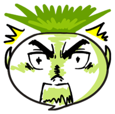 He is Good-looking turnip. sticker #2496821