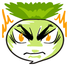 He is Good-looking turnip. sticker #2496823