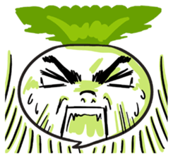 He is Good-looking turnip. sticker #2496824