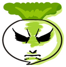 He is Good-looking turnip. sticker #2496828