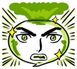 He is Good-looking turnip. sticker #2496836