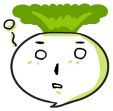 He is Good-looking turnip. sticker #2496842