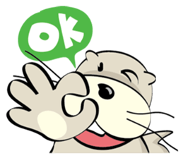 Otter A Liang sticker #2497046