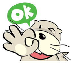 Otter A Liang sticker #2497046
