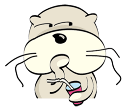 Otter A Liang sticker #2497066