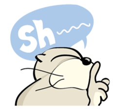 Otter A Liang sticker #2497069