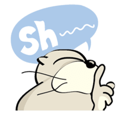Otter A Liang sticker #2497069