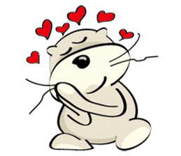 Otter A Liang sticker #2497073