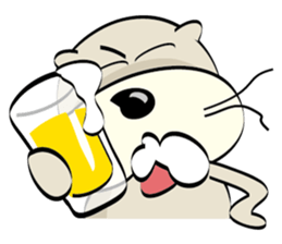 Otter A Liang sticker #2497076