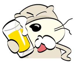 Otter A Liang sticker #2497076