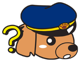 Train dog sticker #2497741