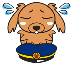 Train dog sticker #2497749