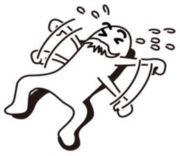 Mr.Black mustache & Mr.white mustache sticker #2498658