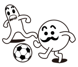 Mr.Black mustache & Mr.white mustache sticker #2498669