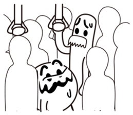 Mr.Black mustache & Mr.white mustache sticker #2498682