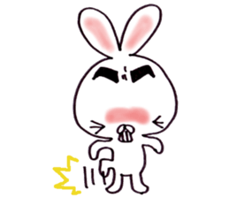 Plain-looking rabbit sticker #2498738