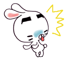 Plain-looking rabbit sticker #2498745