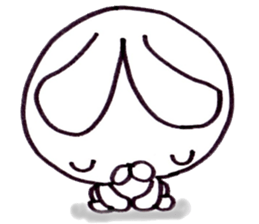 Plain-looking rabbit sticker #2498747