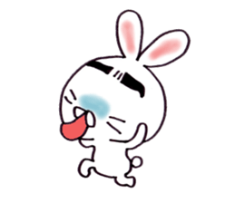 Plain-looking rabbit sticker #2498749