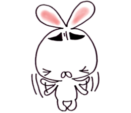 Plain-looking rabbit sticker #2498755