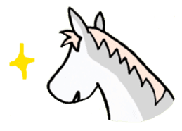 Pony Riders English version sticker #2498784