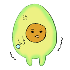 Mr.avocado and Mr.egg sticker #2499287