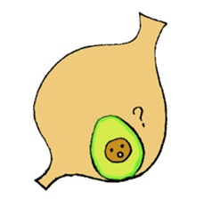 Mr.avocado and Mr.egg sticker #2499294