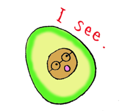 Mr.avocado and Mr.egg sticker #2499297