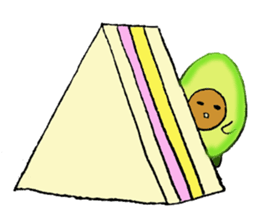 Mr.avocado and Mr.egg sticker #2499301