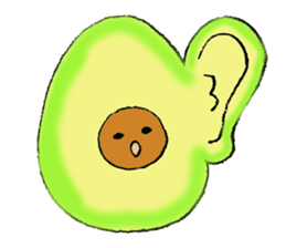 Mr.avocado and Mr.egg sticker #2499306