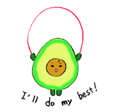 Mr.avocado and Mr.egg sticker #2499307