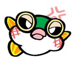 In the aquarium <Tetraodon boy> sticker #2500214