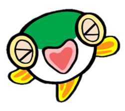 In the aquarium <Tetraodon boy> sticker #2500219